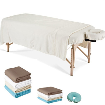 Beauty Salon Spa Pure Cotton Single Bed Fitted Massage Table Sheet Cover